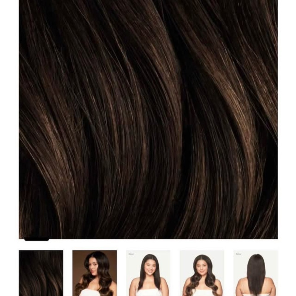 Luxy Mocha Brown Balayage Hair Extensions